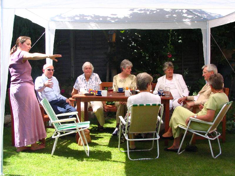 Groups (18) Kath, Richard, Rosemary, Jean, Raquel, Tony, Joanna and Barbara (rear)